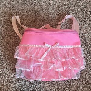 Pink Ruffled Backpack